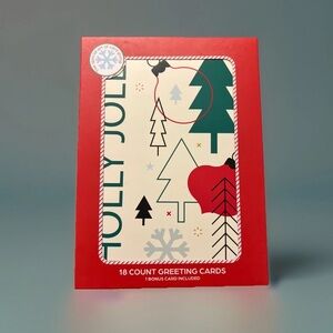 Premium Boxed Holiday Christmas Greeting Cards, HOLLY JOLLY